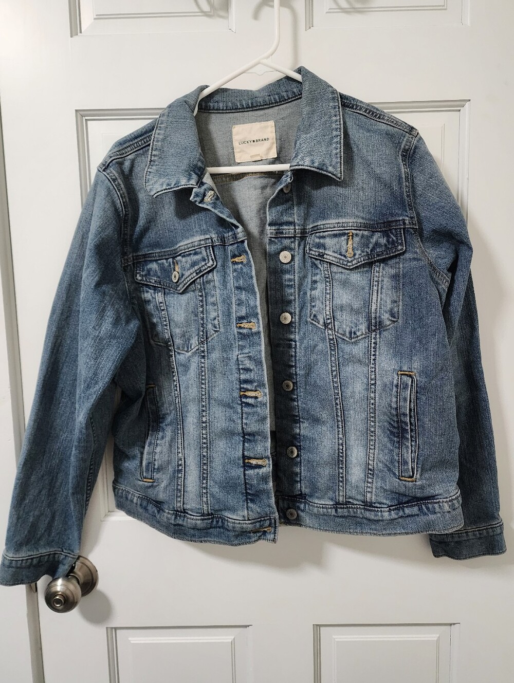 Lucky Brand Light Blue Denim Jean Jacket